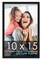 10x15 Solid Wood Picture Frame with UV-Resistant Acrylic & Acid-Free Backing, Available in 6 Finishes: Matte Black, Matte White, Metallic Bronze, Silver, Natural Wood Grain & Mahogany